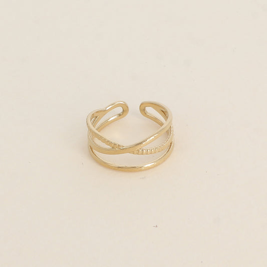 Bague - 3 anneaux entrecroisés