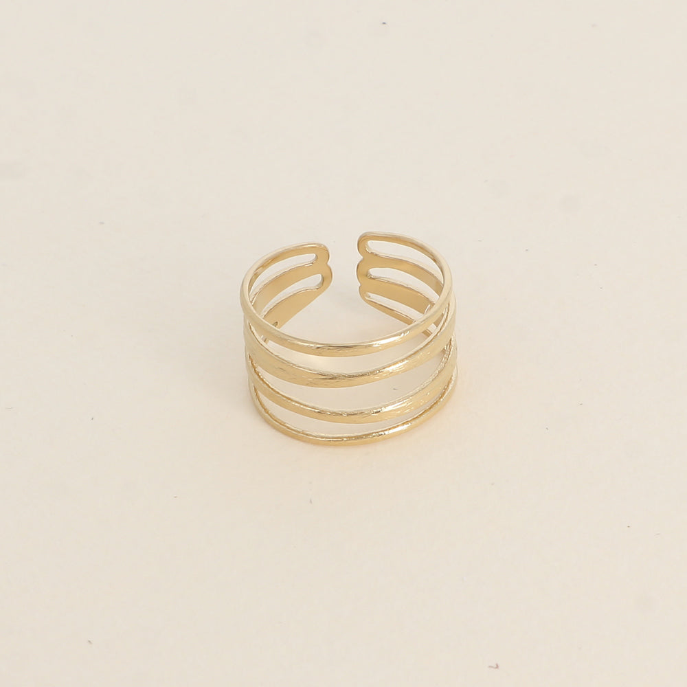 Bague - 4 anneaux entrecroisés
