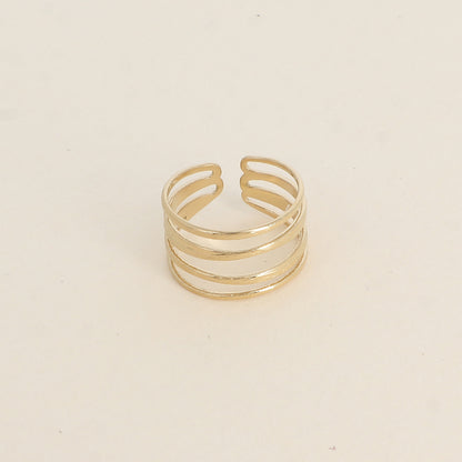 Bague - 4 anneaux entrecroisés