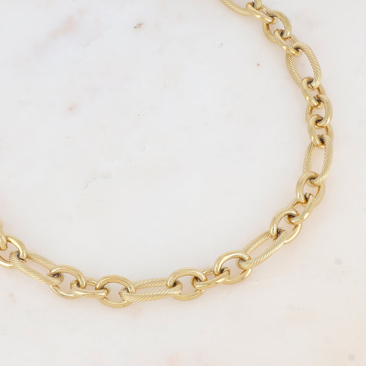 Collier en grosse maille (41+5CM)