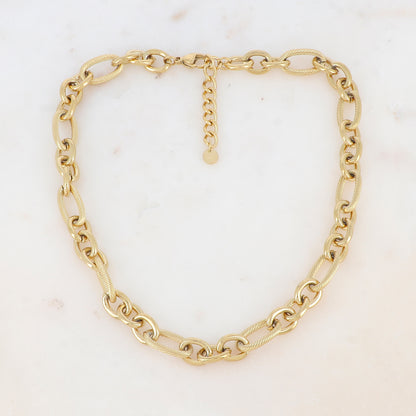 Collier en grosse maille (41+5CM)
