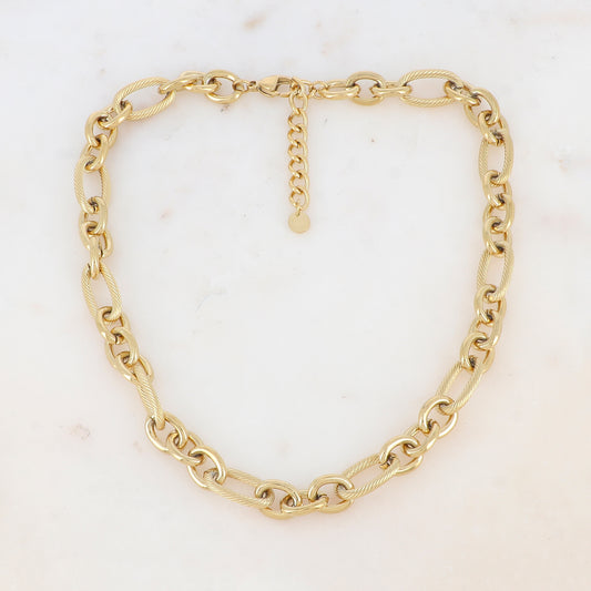 Collier en grosse maille (41+5CM)