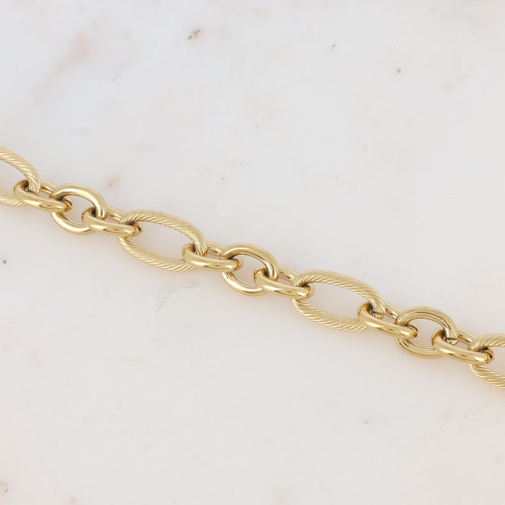 Bracelet en grosse maille
