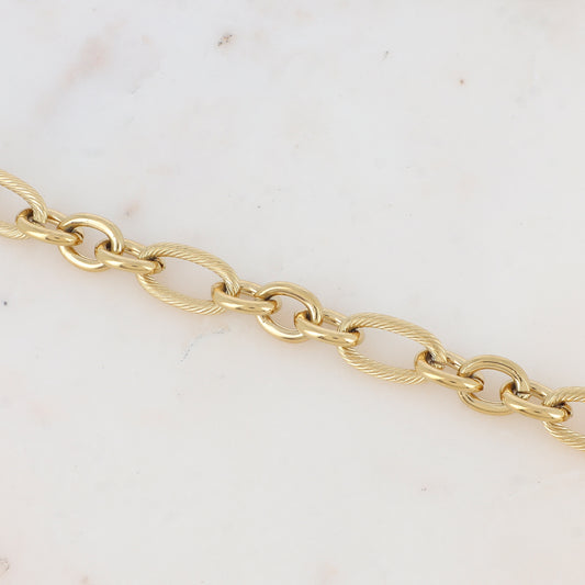 Bracelet en grosse maille