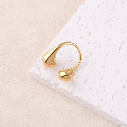 Bague réglable avec effet miroir