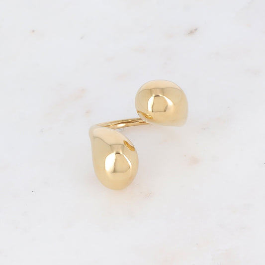 Bague réglable avec effet miroir