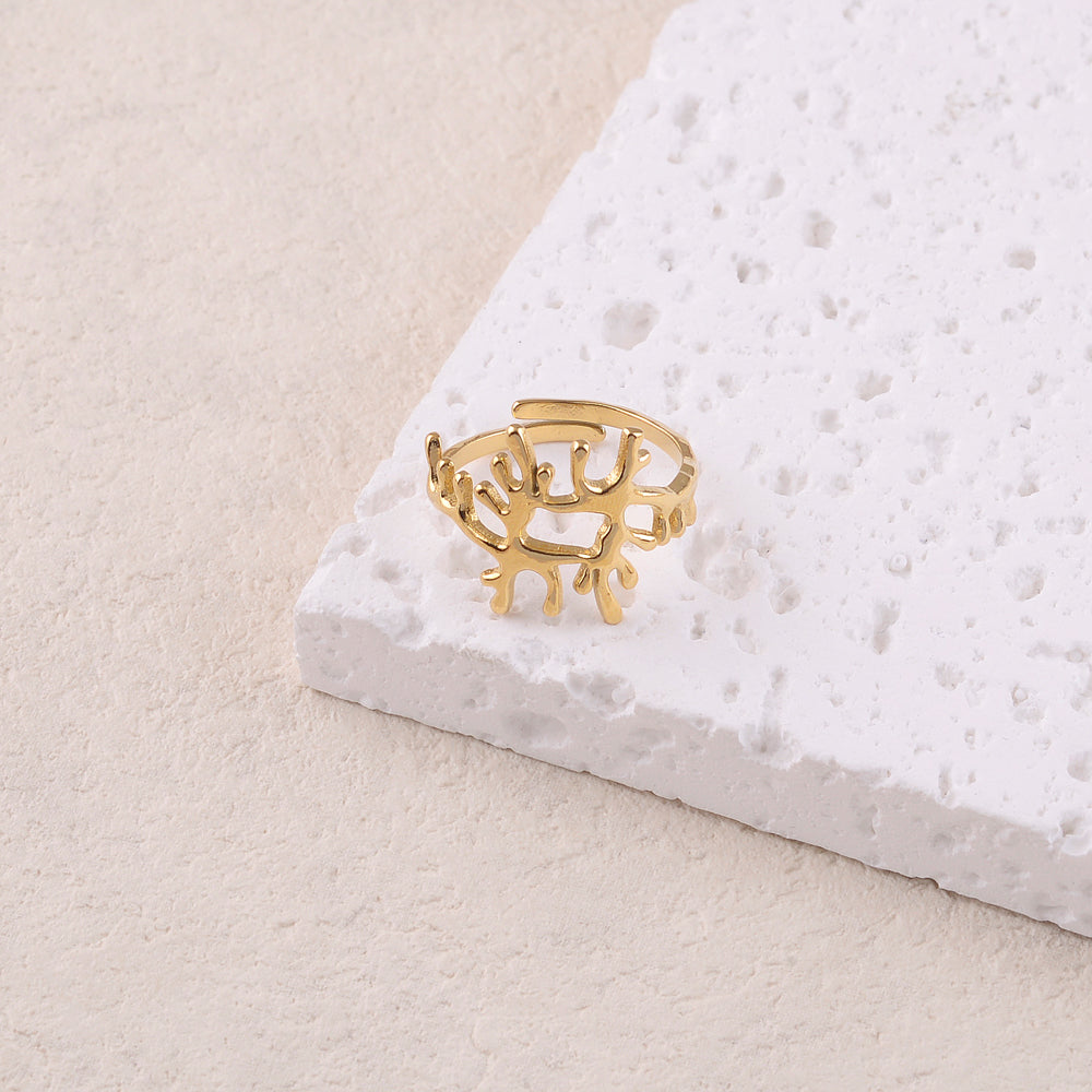 Bague fine graphique