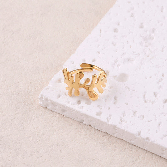 Bague fine graphique