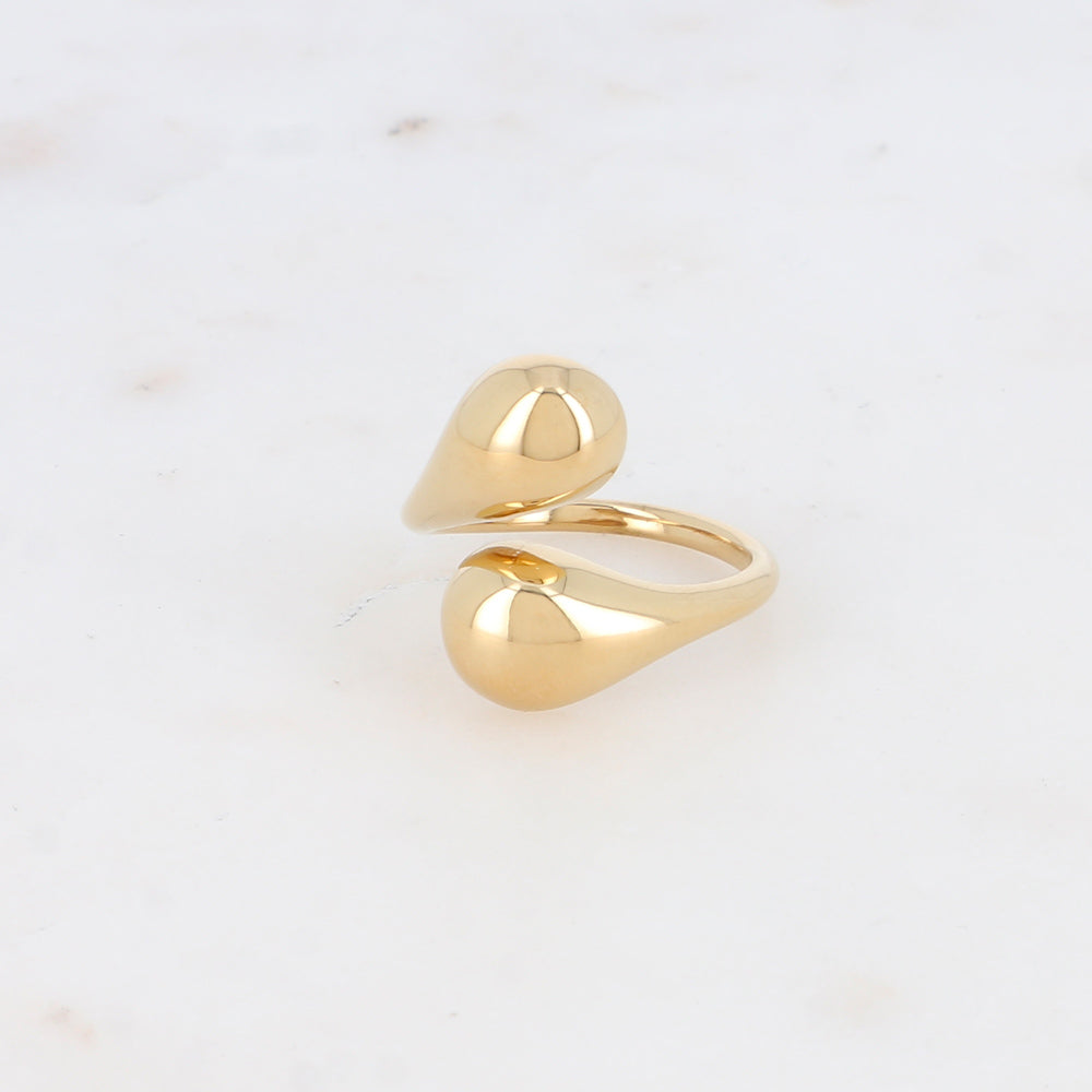 Bague réglable avec effet miroir