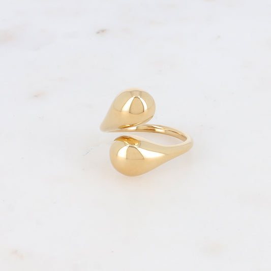 Bague réglable avec effet miroir
