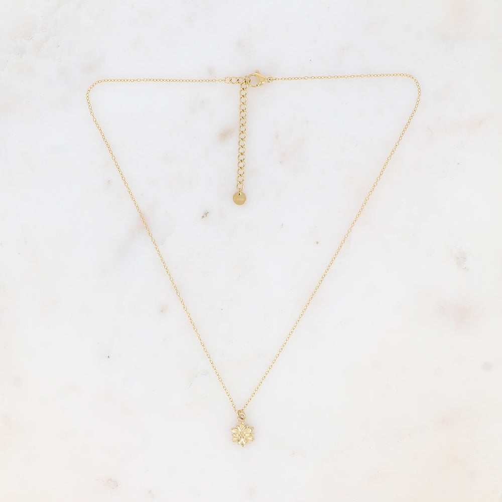 Collier avec pendentif fleur (40+5CM)