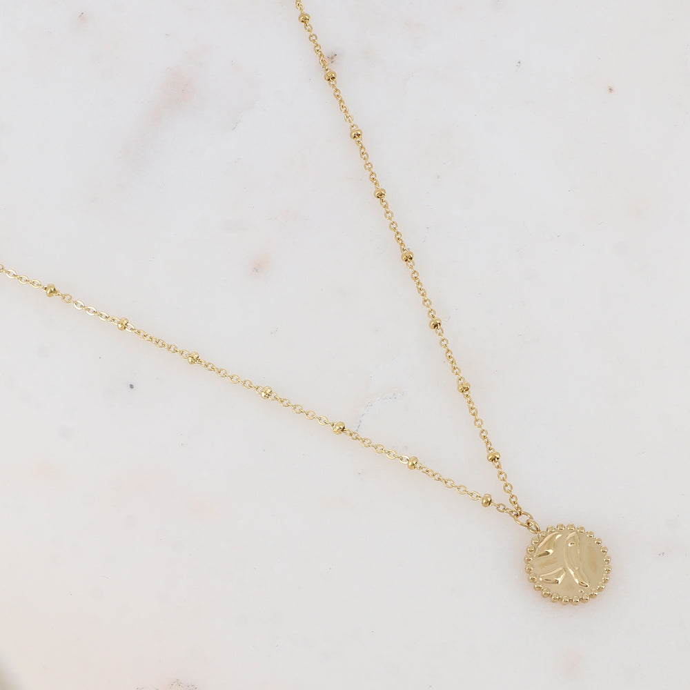 Collier avec pampille graphique (41+5CM)