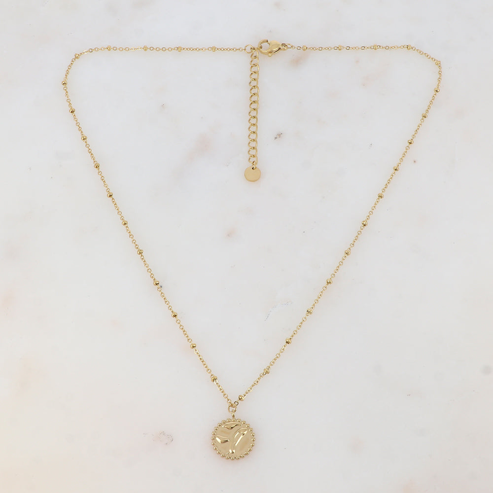 Collier avec pampille graphique (41+5CM)