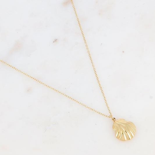 Collier avec pendentif forme coquillage (40+5CM)
