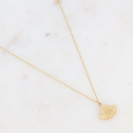 Collier avec pendentif forme coquillage (40+5CM)