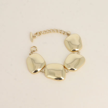 Bracelet Flavie - maillons plat 15+3 cm