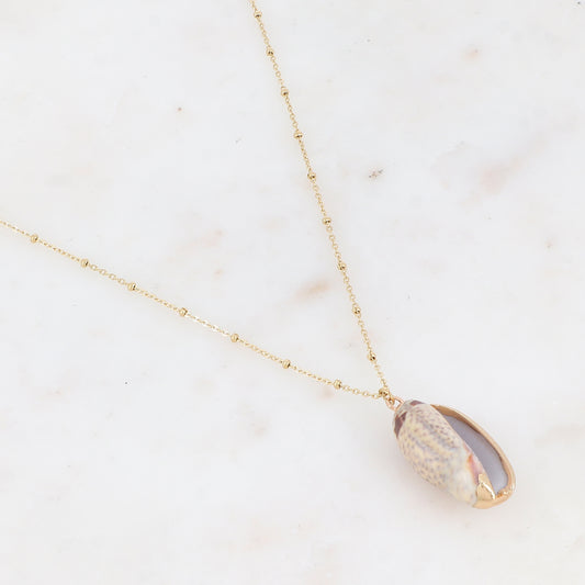 Collier avec coquillage naturel (45+5CM)