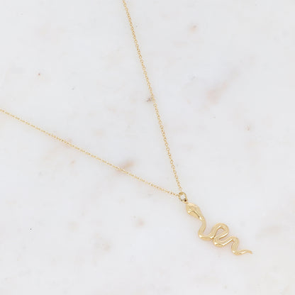 Collier avec pendentif serpent (40+5CM)