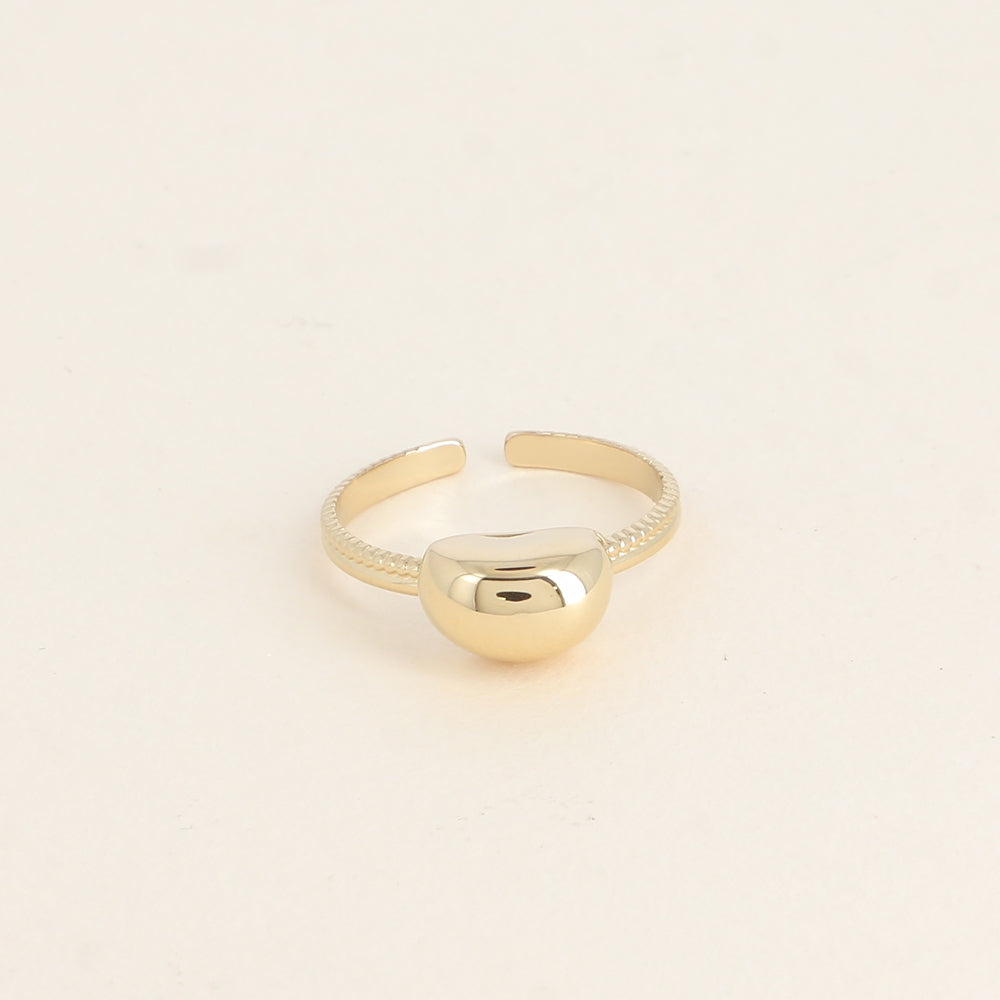 Bague - petit haricot bombé