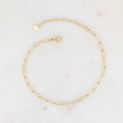 Chaîne de cheville en maille (22+5CM)
