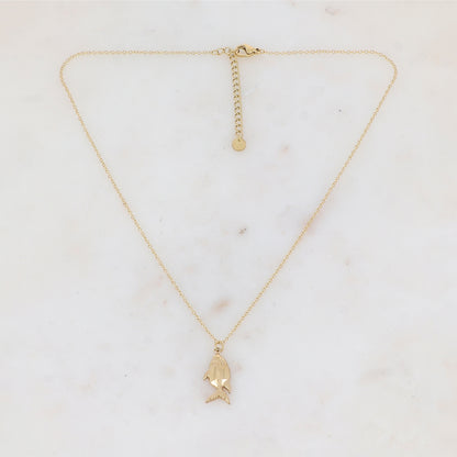 Collier avec pampille poisson (40+5CM)