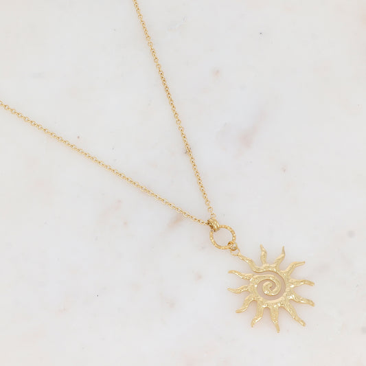 Collier avec soleil (50+5CM)