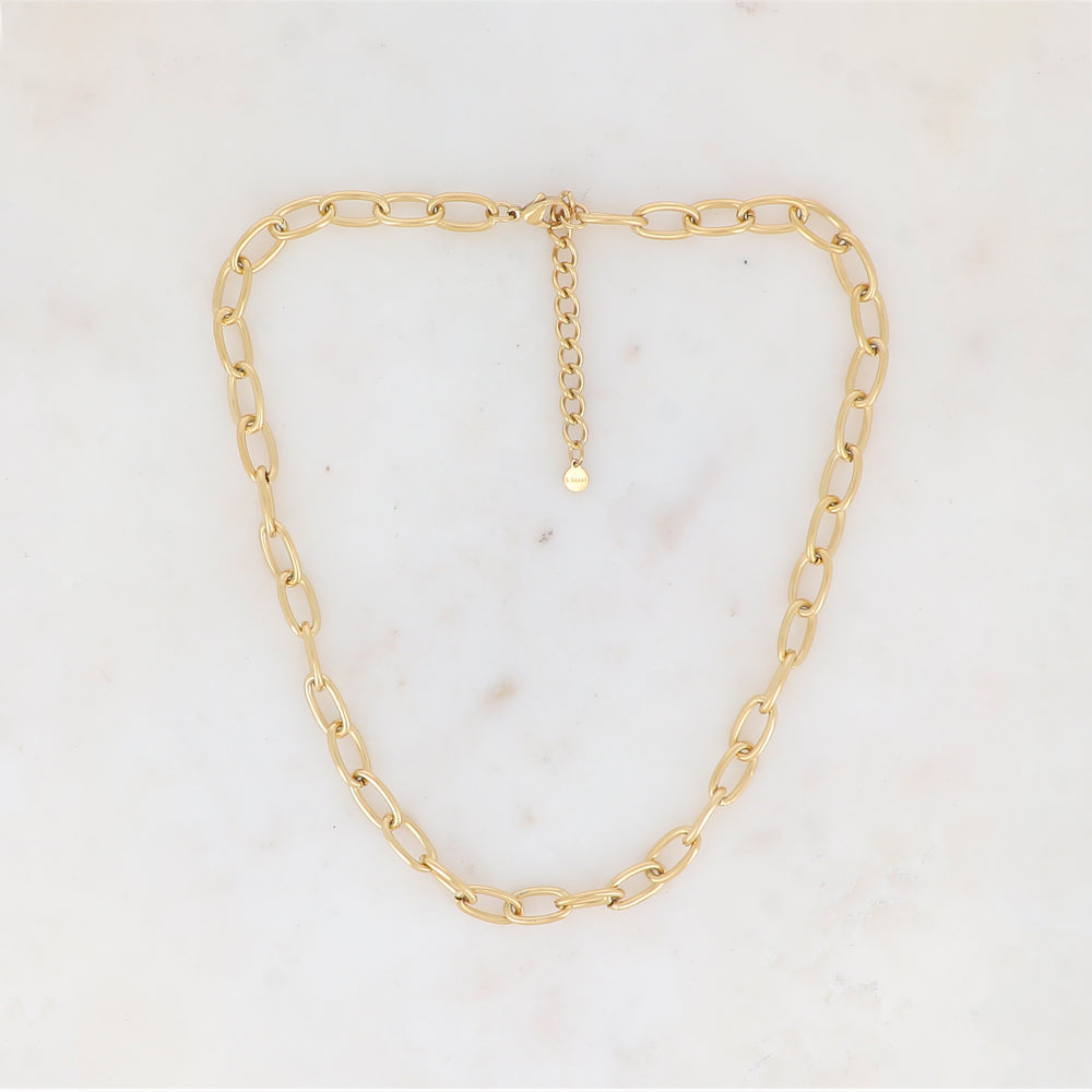 Collier en jeu de maille (44+5CM)