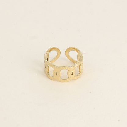 Bague - anneaux texturés