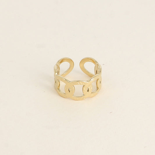 Bague - anneaux texturés