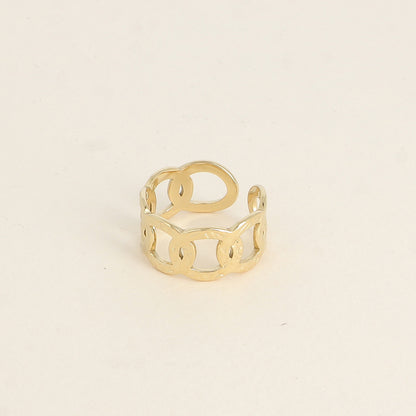 Bague - anneaux texturés