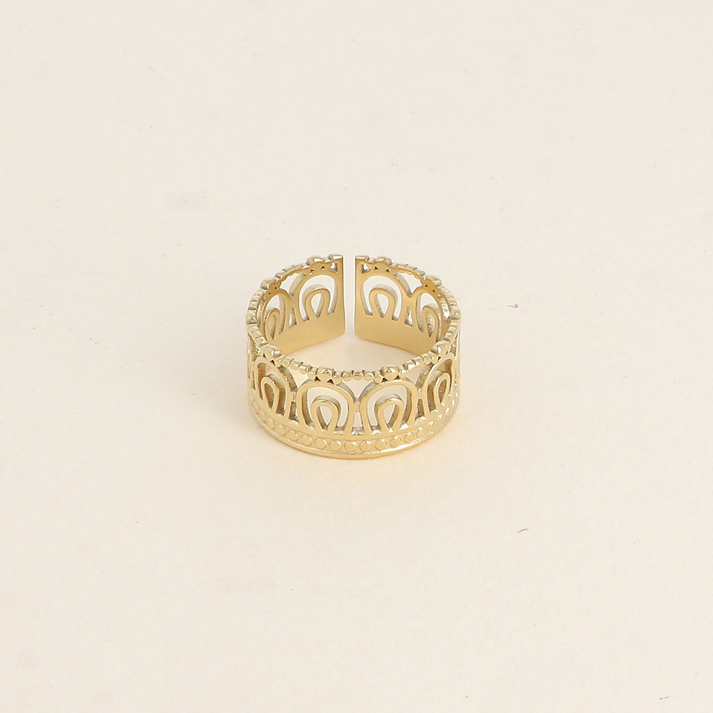 Bague - motifs graphiques ajourés