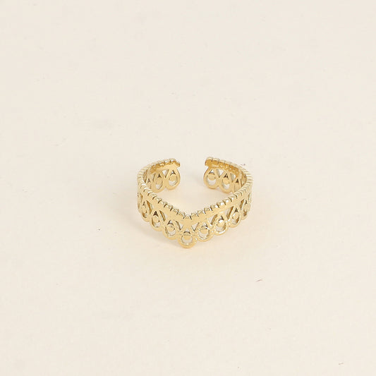 Bague - motif oriental ajouré