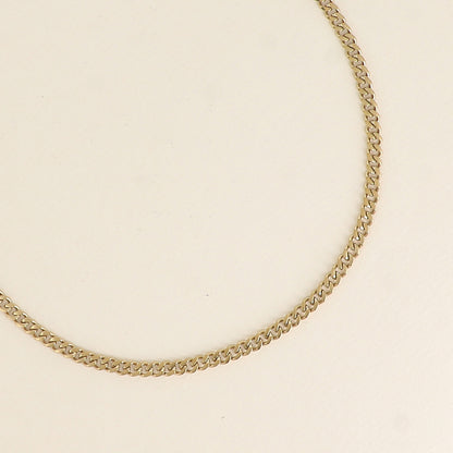 Collier - maille gourmette 38+7 cm