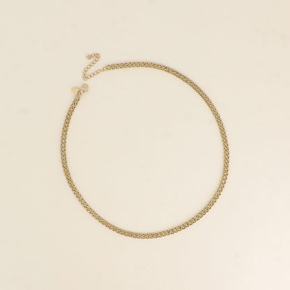 Collier - maille gourmette 38+7 cm