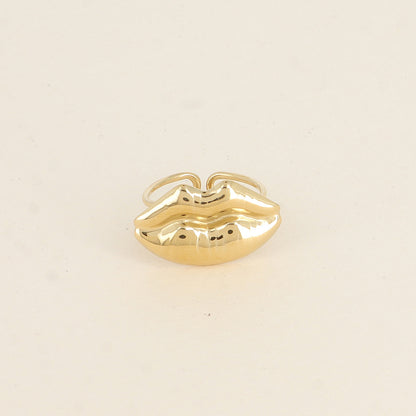 Bague - motif bouche