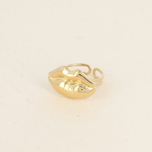 Bague - motif bouche