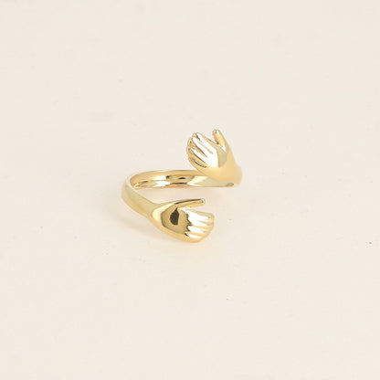 Bague ouverte - étreinte, bras