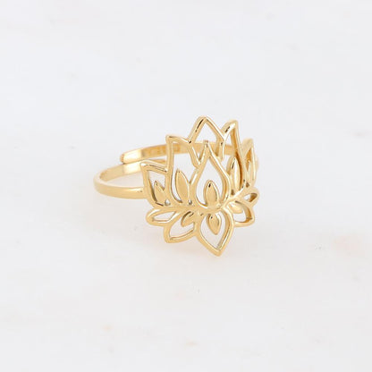 Bague réglable ajourée