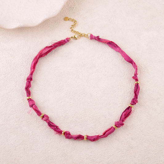 Collier sur ruban Liberty (39+5CM)