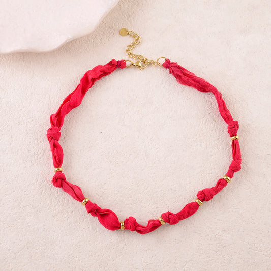Collier sur ruban Liberty (39+5CM)