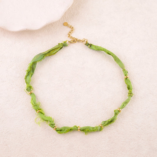 Collier sur ruban Liberty (39+5CM)