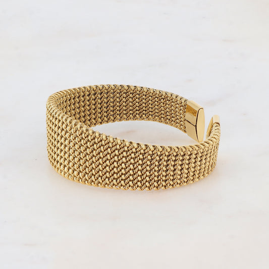 Manchette ouverte tressée