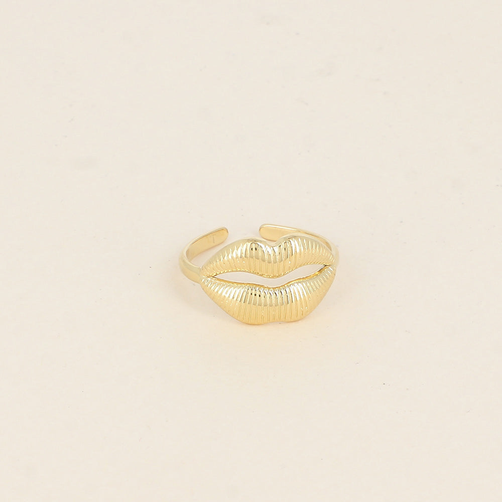 Bague - motif bouche
