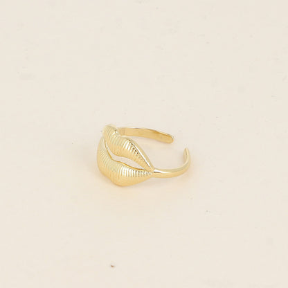 Bague - motif bouche