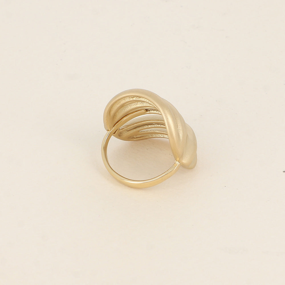 Bague - effet mat et formes ajourées