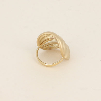 Bague - effet mat et formes ajourées