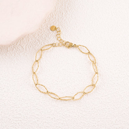 Bracelet - maillons losanges