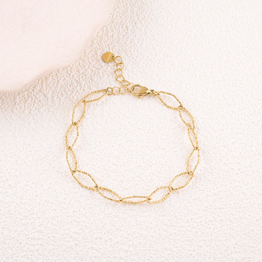 Bracelet - maillons losanges