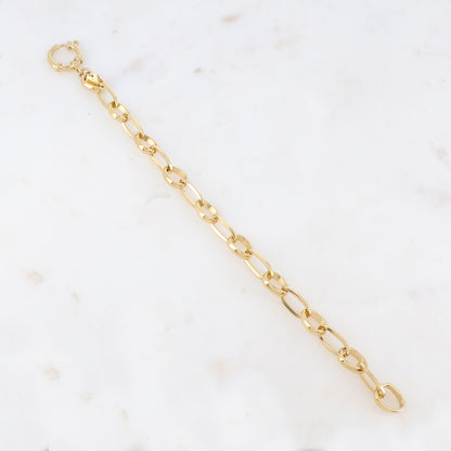 Bracelet en maille Jaseron ovale