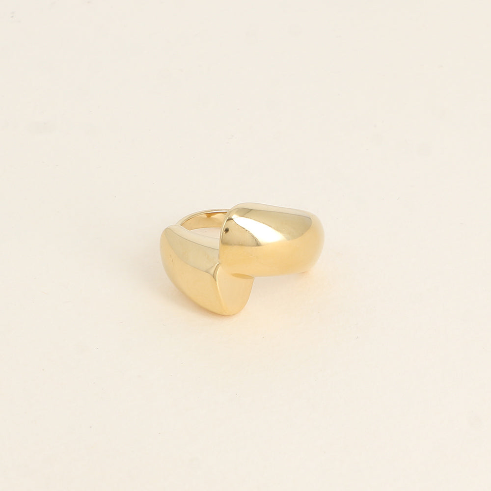 Bague - formes bombées et décalées